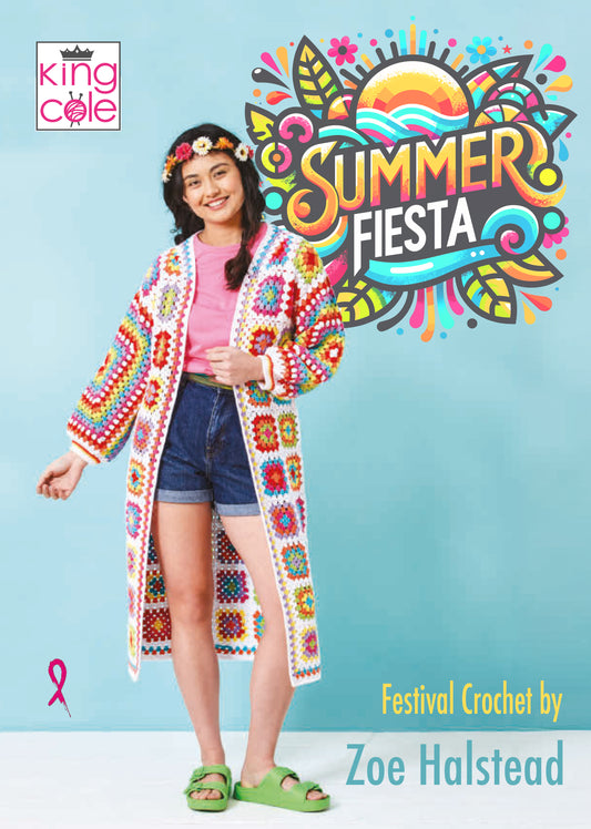 King Cole Summer Fiesta Festival Crochet by Zoe Halstead