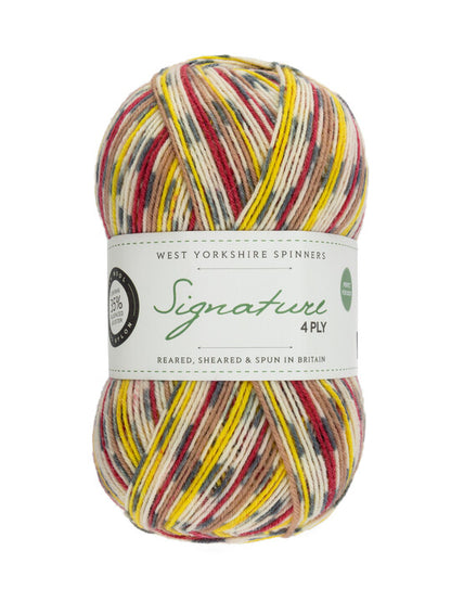 West Yorkshire Spinners Signature Sock Wool 4ply