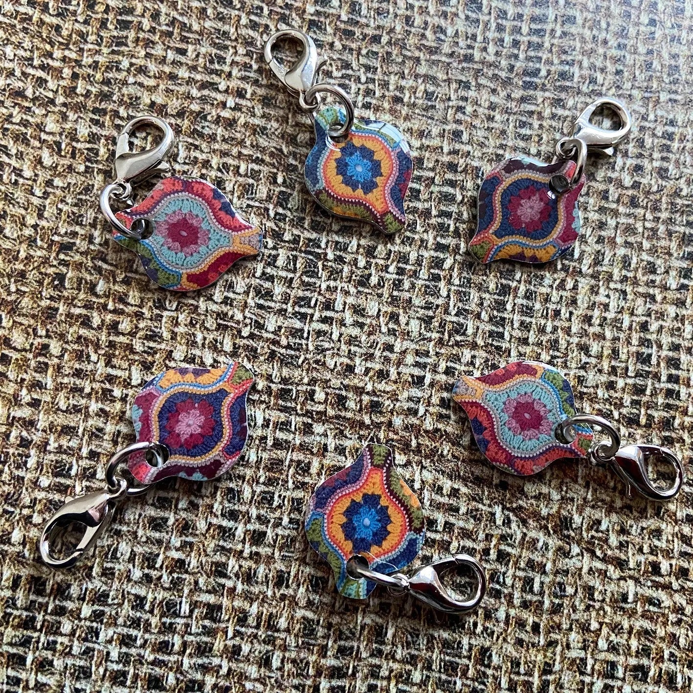 Emma Ball Stitch Markers - Crochet