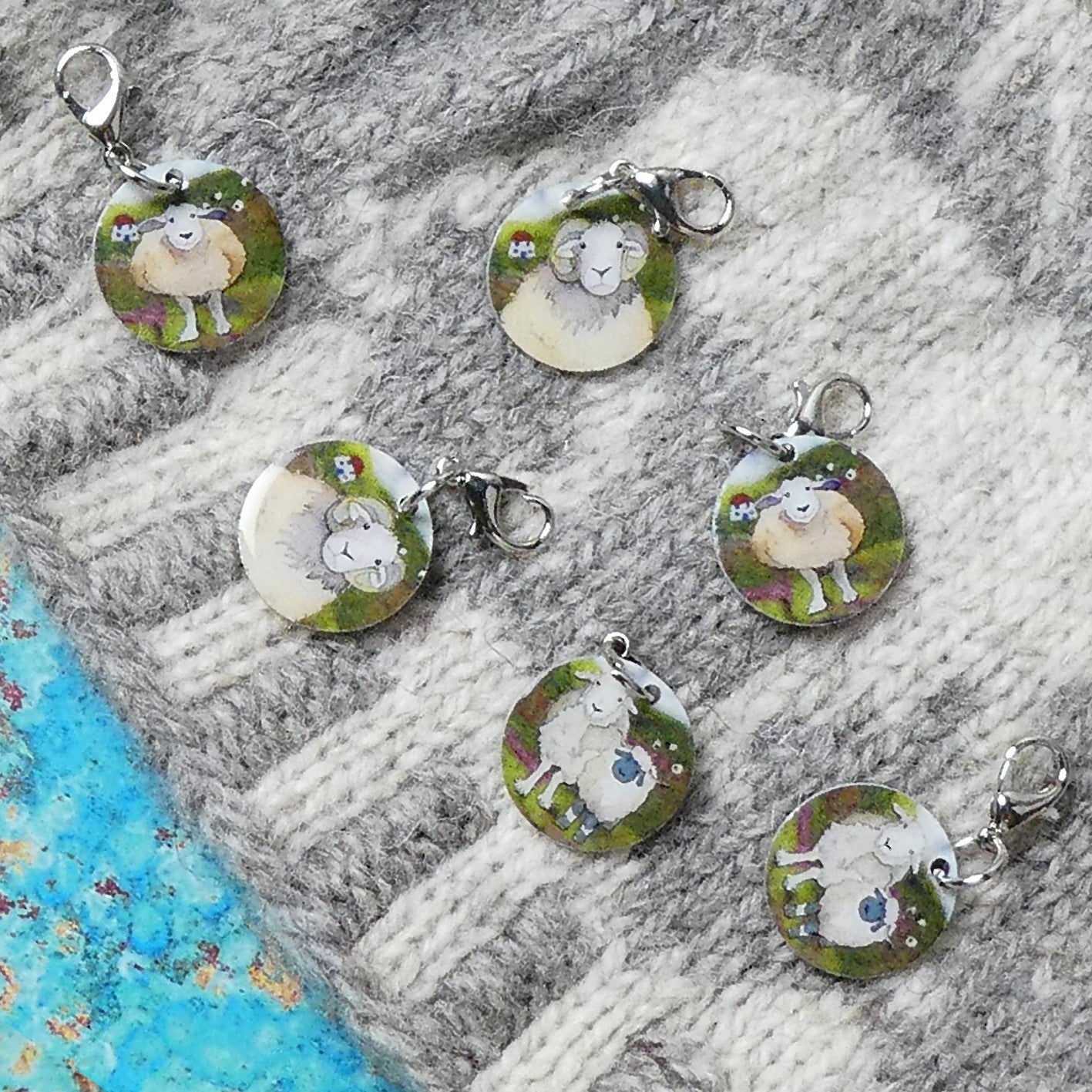 Emma Ball Stitch Markers - Crochet